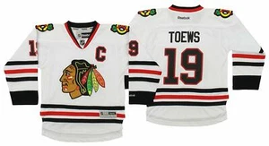 Reebok NHL Youth Chicago Blackhawks Jonathan Toews #19 Player Jersey - Picture 1 of 4