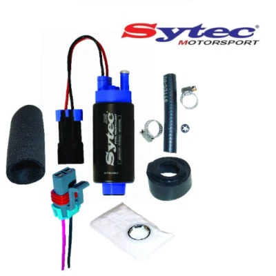 KIT DE BOMBA DE COMBUSTIBLE SYTEC 340 LPH PARA FORD FIESTA TURBO XR2i 1.6Si 1.8RS1800 E85 ESPECIFICACIONES - Imagen 1 de 4