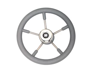 Ultraflex V57 Grey Soft Grip 350mm Boat Steering Wheel - Picture 1 of 1