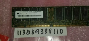 128MB SDR SD SDRAM PC PC100 100 SYNCH DUAL RANK 2RX8 8X8 168PIN NON-ECC UDIMM - Picture 1 of 1