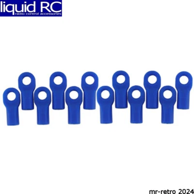 RPM R/C Products 80475 Short Rod Ends 12 Blue: TRA 1:10 - Image 1 of 2
