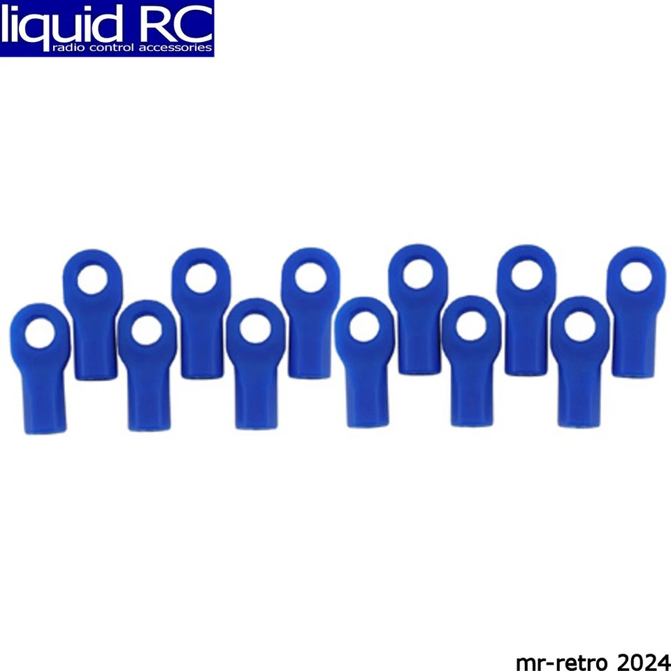 "RPM Traxxas Short Rod Ends, Blue"