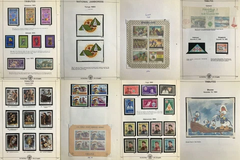 Boy Scouts CV€100.00 All-Different Random Sets Covers FDCs S/S Cover