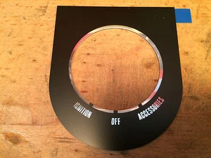 TACHOCOVER AUFKLEBER SOFTAIL® FATBOY HERITAGE DASHCOVER LABEL HARLEY® DASH BOARD - Bild 1 von 2