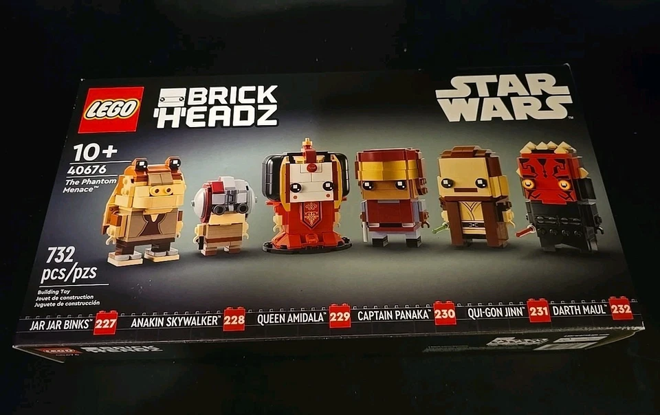 LEGO 40676 Brickheadz Star Wars La Amenaza Fantasma Nuevo Precintado Retirado Foto 1 de 1