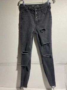 Old Navy Rockstar Super Skinny High Rise Secret Slim Pockets Gr. 6 Black Jeans - Bild 1 von 19