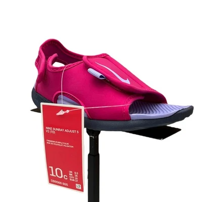 Sandalias sin cordones Nike Sunray Adjust 5 V2 (TD) para niñas pequeñas talla 10 rosa/púrpura Foto 1 de 4