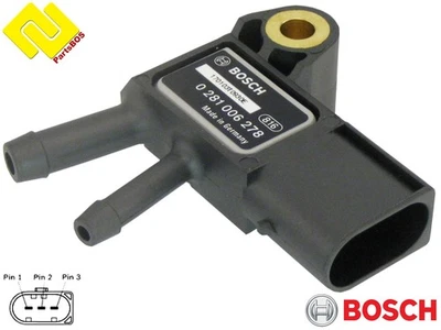 BOSCH 0281006278 Exhaust Pressure Sensor ,0281002924 ,A0061539528 A6429050100 , - Image 1 of 4