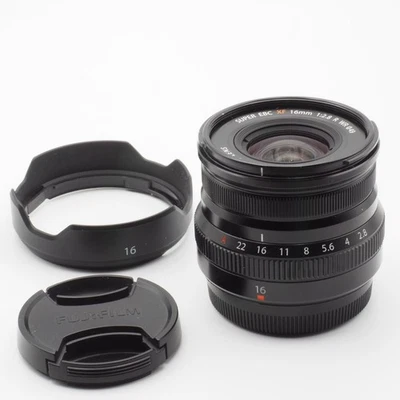 Lente Fujifilm Fujinon Prime XF16mm F2.8 R WR, ultra ancha para montaje Fujifilm X Foto 1 de 3