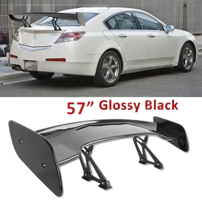 Glossy Black 57" Rear Spoiler Wing Truck GT-Style For Acura TL 2004-2008 Foto 1 de 4
