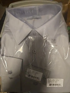 Herren Verno Fashion Langarm Hemd Grau Grau Größe 36/37 20-20,5 Neu in Verpackung - Bild 1 von 5