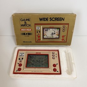 Retro Game Nintendo GAME & WATCH MICKEY MOUSE  Wide Screen  MC-25 Japan
