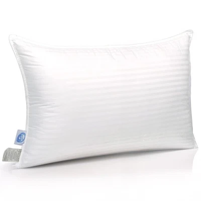 Cozy Dream Goose Feather and Down Pillows - RDS Certified, 100% Cotton Cover,... - Image 1 of 4