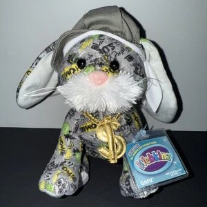 GANZ Webkinz Rockerz Bunny New With Code Tags RARE - Picture 1 of 4