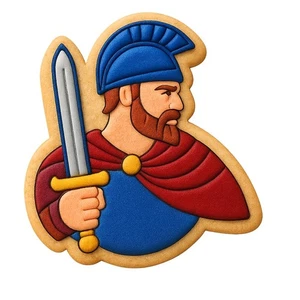 Beowulf Epic Hero Cookie Cutter - 4x3.6" Quality Baking Creative Design - Picture 1 of 6