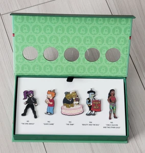 2024 SDCC Exclusive Planet Express ... Hulu Animayhem Futurama Pin Set - Picture 1 of 2