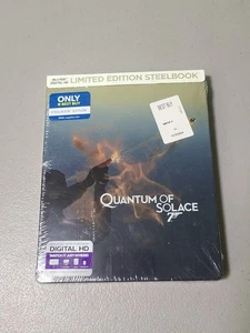QUANTUM OF SOLACE Bluray James Bond 007 STEELBOOK Limited Edition Best Buy New - Bild 1 von 4