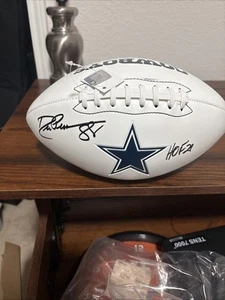 Drew Pearson NFL Dallas Cowboys autographed Football. Beckett authenticated - Picture 1 of 3