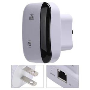 WiFi Range Extender Signal Amplifier Repeater Support 2.4GHz WLAN 300M BEA - Afbeelding 1 van 22