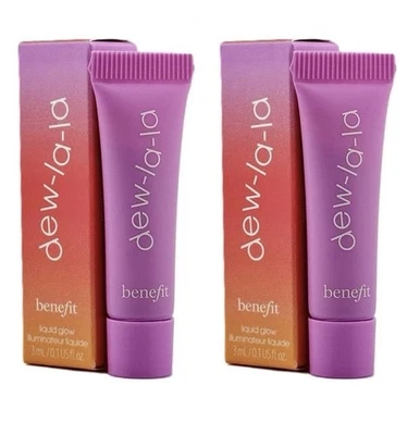2 beneficios Dew-La-La Liquid Glow LUNA Light-Medium - 3 ml / 0,1 fl oz | Tamaño MINI Foto 1 de 3