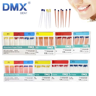 DMXDENT Dental Gutta Percha Point Absorbent Paper Universal Endo Root Canal File - Image 1 of 4