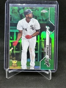 2020 Topps Chrome Green REFRACTOR # 50/99 Eloy Jimenez #134 - Bild 1 von 2