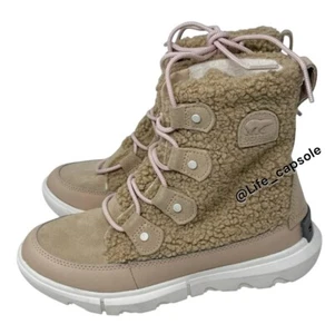 Größe 9,5 Sorel Explorer II Joan gemütliche wetterfeste Damenstiefel Delta Rehkitz - Bild 1 von 17