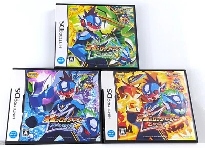 Rockman Star Force Dragon + Leo + Pegasus (Nintendo DS) Japan Mega Man US Seller — 第 1/4 张图片