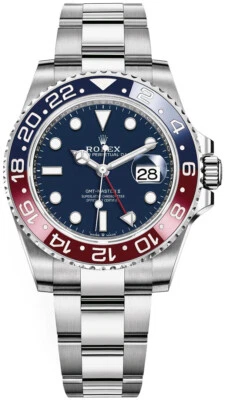 Rolex GMT-Master II 126719BLRO Pepsi Edición Azul Medianoche en Sólido 18kt Blanco G Foto 1 de 4