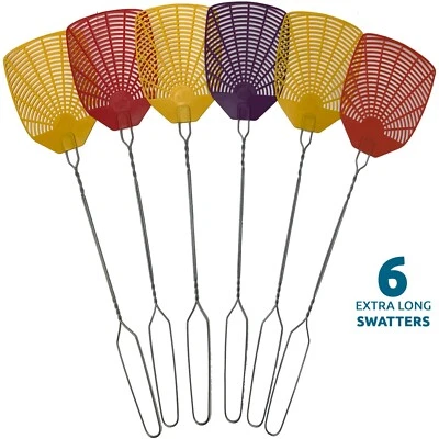 Bug & Fly Swatter – Extra Long Handle– Indoor / Outdoor– Pest Control flyswatter - Image 1 of 4
