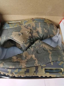 Sehr guter Zustand Nike Air Max 90 Turnschuhe Größe UK3 Militär Tarnung selten - Bild 1 von 22