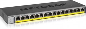 Netgear GS116PP-100EUS 16-Port 1000Mbps Gigabit Ethernet POE+ Unmanaged Switch - Picture 1 of 5