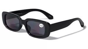 BIFOCAL Women Bold Rectangular Reading Sunglasses Animal Outdoor Reader Glasses - Picture 1 of 9