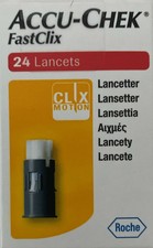 Accu chek fast clix  lancette pungi dito