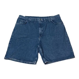 Wrangler Jean Shorts Men 44x9 Blue Denim Relaxed Fit NWT - Picture 1 of 5