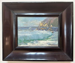 Carl Friedrich Kappstein, Brandungswellen vor Capri, signiert - Bild 1 von 7