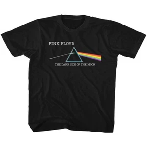 Pink Floyd Toddler T-Shirt The Dark Side of the Moon Album Black Tee - Picture 1 of 2