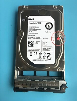 529FG 0529FG Dell 4TB 7.2K 6G 128MB Cache 3.5" SAS HDD Hard Drive ST4000NM0023 - Image 1 of 4