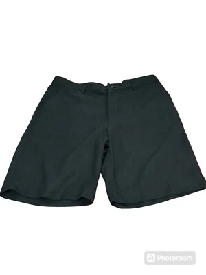 Pantalones Cortos de Golf Greg Norman Tasso Elba Para Hombres 32 Negros Frente Plano Elastizados  Foto 1 de 4