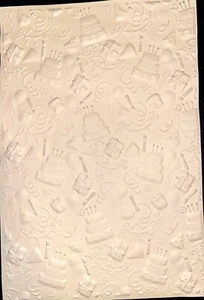 5 frentes de tarjetas en relieve CELEBRAR.. - Imagen 1 de 23
