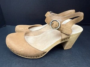 Dansko Taytum Sandalen hellbraun gefrästes Nubuk Gr. 38 Damen *Mängel lesen - Bild 1 von 10