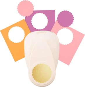 Perforatrice Cerchio Smerlato, Jumbo, XL, Grande Fustellatrice per Carta, per DI - Foto 1 di 12
