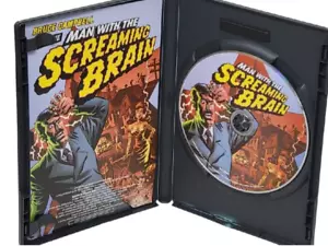 Man With The Screaming Brain (DVD, 2005) MINT! Bruce Campbell FREE SHIP! - Imagen 1 de 3