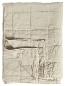 Ib Laursen - Decke Quilt Tagesdecke Überwurf 180x130cm Natur 6108-30 - Bild 1 von 2