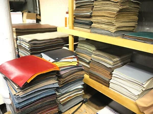 Leather panels large 50 Pieces 8" x 10" MIX Colors - Picture 1 of 4
