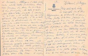 ba172 lettera dalla stazione sommergibili taranto tobruk libia regia marina - Foto 1 di 2