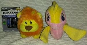 9"2008 Yellow Flotsam Neopets Plush & 8“Glowing Talking 2003 Noil Plush New AAA - Picture 1 of 12