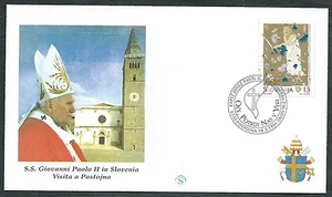 1996 VATICANO VIAGGI DEL PAPA SLOVENIA POSTOJNA - SV8 - Picture 1 of 1