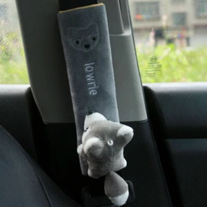 Safe Fun Car Seat Belt Backpack Shoulder Protect Children Cute Cat Dog Bear Fox - Picture 1 of 11