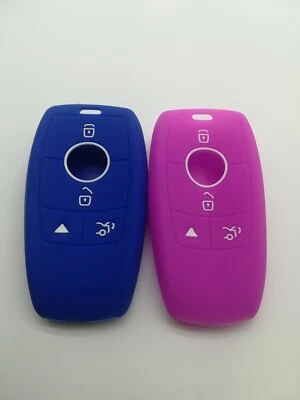 2*Cubierta de llave de llavero para Mercedes-Benz C63 AMG C GLA GLC GLE IYZ-MS2 2016-2020 Foto 1 de 4